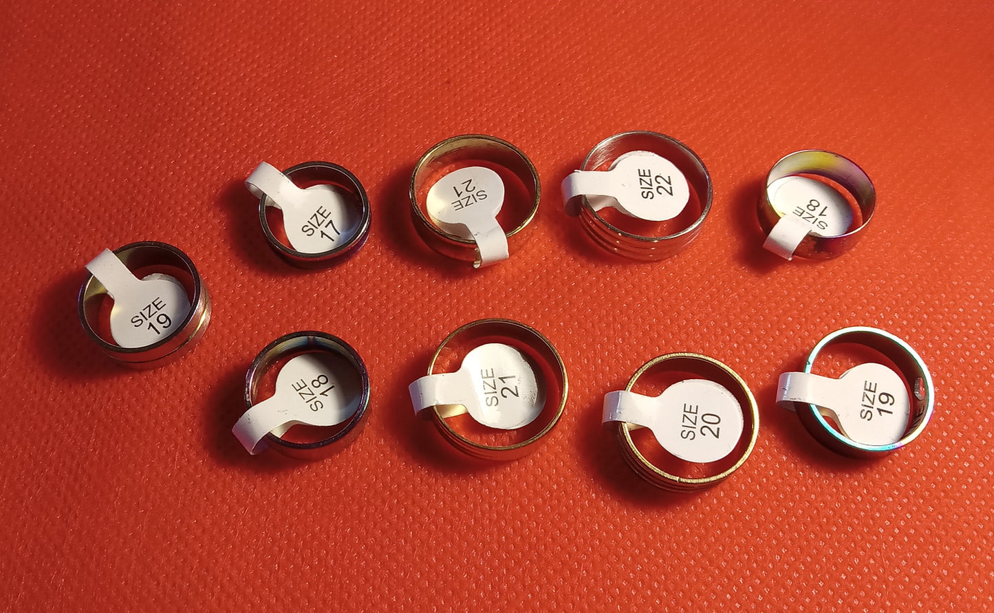 π₯ Mixed Styles Stainless Steel Couple Rings β Limited Stock! π₯
