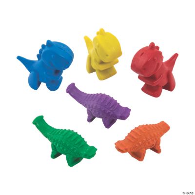 Dinosaur-Shaped Novelty Crayons