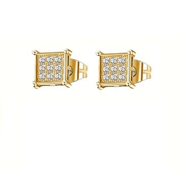 β¨ Stainless Steel Cubic Zirconia Stud Earrings β¨
