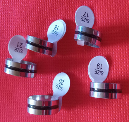 π Fashion Multicolor Stripe Stainless Steel Rings β Limited Stock! π