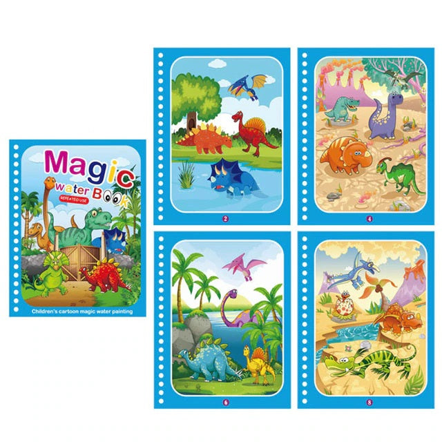 π Dino Magic Water Painting Book β Fun & Mess-Free Creativity! π¨π¦