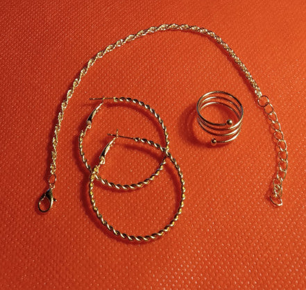 β¨ Elegant Jewelry Sets: Earrings, Necklace, Ring, and Bracelet β Perfect for Any Occasion! π