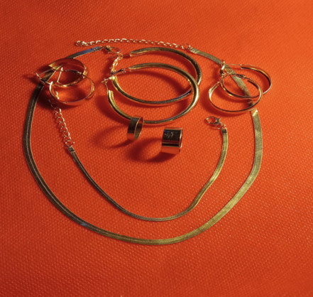 β¨ Elegant Jewelry Sets: Earrings, Necklace, Ring, and Bracelet β Perfect for Any Occasion! π