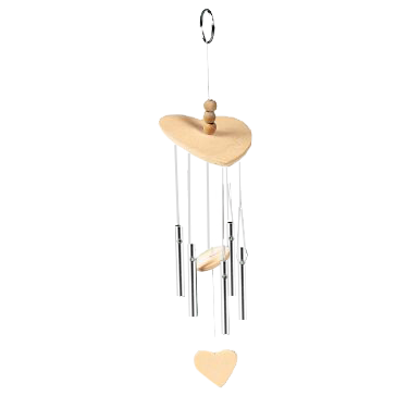 DIY Craft Unfinished Wood & Metal Wind Chimes