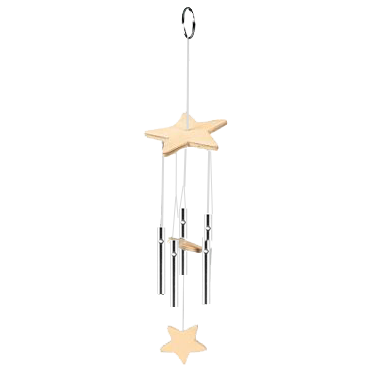 DIY Craft Unfinished Wood & Metal Wind Chimes