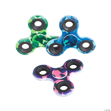 3" Camo Fidget Spinners