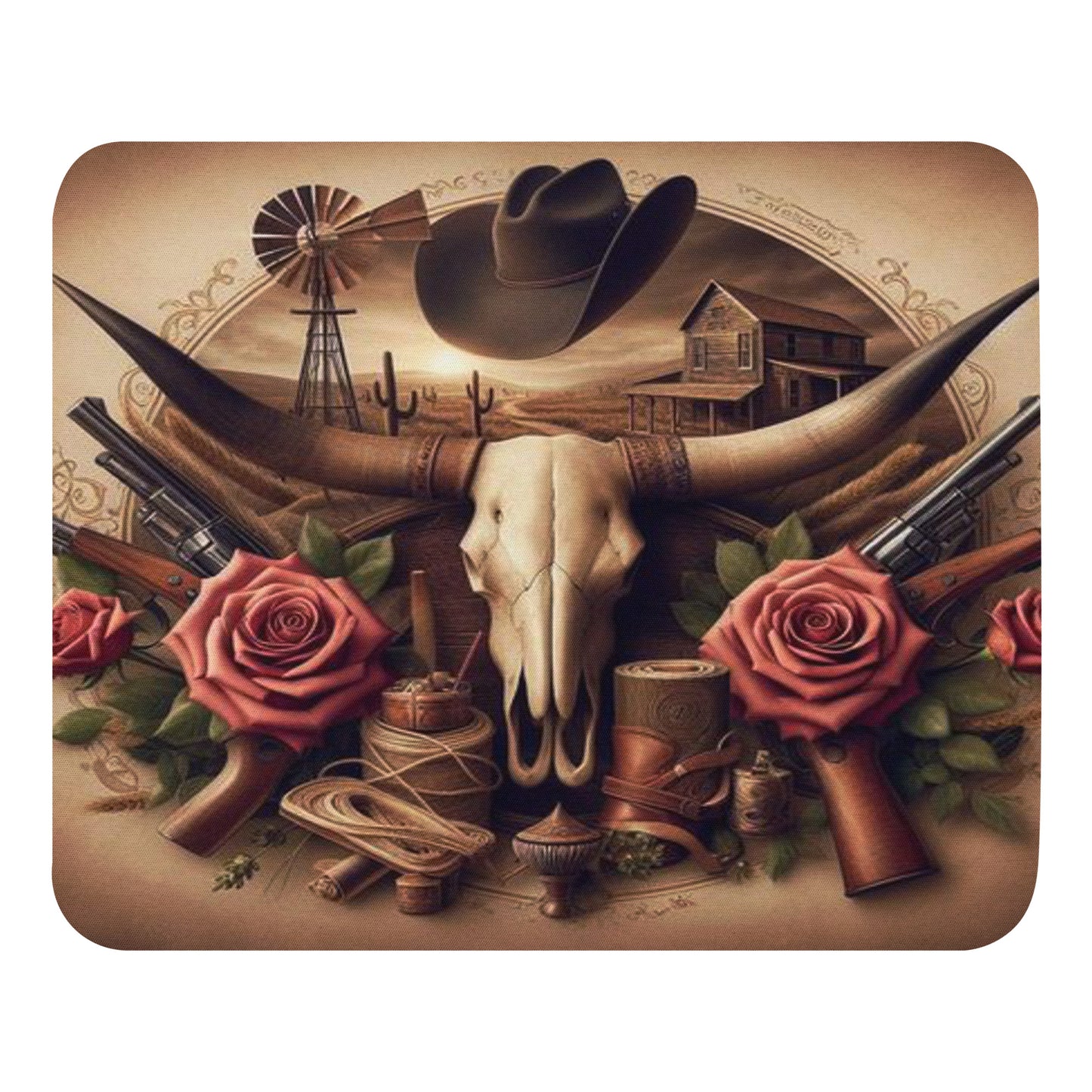 Wild West Mouse pad