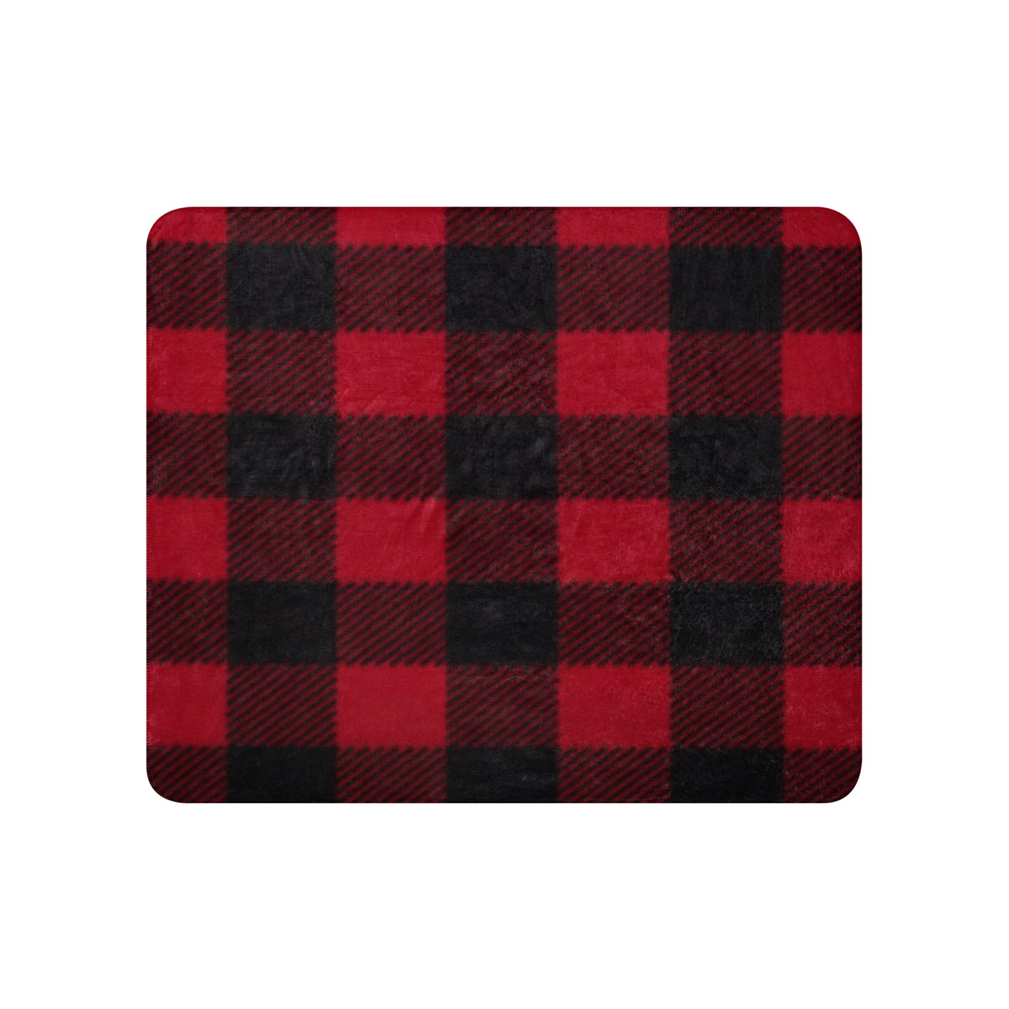 Black/Red Plaid blanket